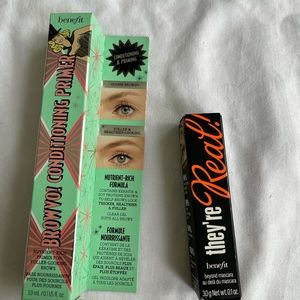Browvo conditioning primer & They’re Real Mascara